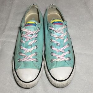 Mint green Converse